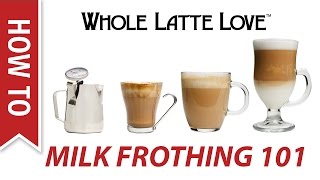 Milk Frothing for Beginners [upl. by Ruth]