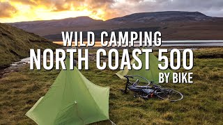 Wild Camping North Coast 500  Bikepacking in Scotland [upl. by Asselem778]