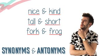 SYNONYMS amp ANTONYMS  English Lesson [upl. by Annim764]