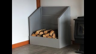 Building a Firewood Box with Free Plans [upl. by Kirsten]