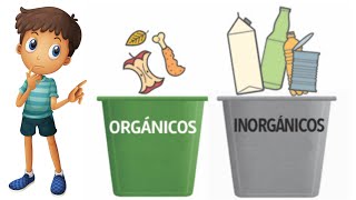 BASURA ORGÁNICA E INORGÁNICA PARA NIÑOS [upl. by Ynitsed497]