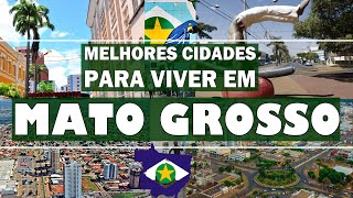 TOP 5 cidades pra viver em MATO GROSSO [upl. by Sofko88]