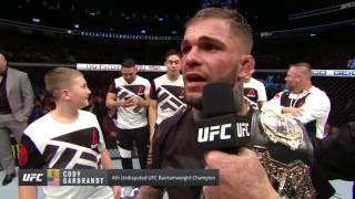 UFC 207 Cody Garbrandt Octagon Interview [upl. by Siurad]