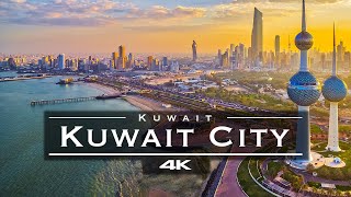 Kuwait City Kuwait 🇰🇼  by drone 4K  مدينة الكويت من فوق [upl. by Ive645]