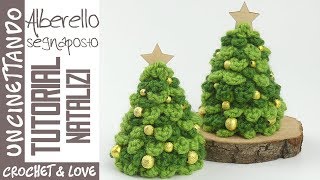 Tutorial Albero di Natale ad uncinetto  Facile e Veloce sub eng y esp [upl. by Tlevesor217]