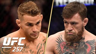 Dustin Poirier vs Conor McGregor 2 Walkouts  UFC 257  ESPN MMA [upl. by Blanding371]