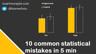 Ten Statistical Mistakes in 5 Min [upl. by Toy]