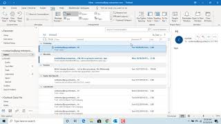 How to Change View Options in Outlook  Office 365 [upl. by Ialda]