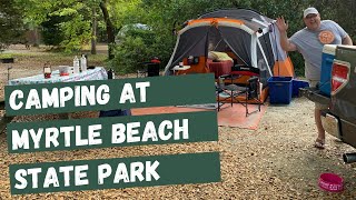 Camping at Myrtle Beach State Park [upl. by Sandi]