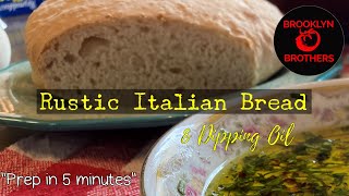 Easy Homemade Italian Bread – Rustic Italian Bread Recipe [upl. by Ronacin]