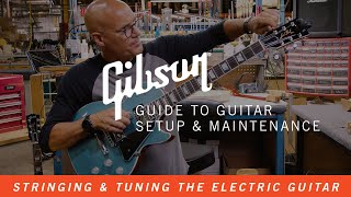 How To Change Guitar Strings amp Tune Your Electric Guitar [upl. by Fowkes]