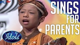 Boy Sings His Heart Out For Parents  Emotional Performance On Indonesian Idol Junior [upl. by Cormick]