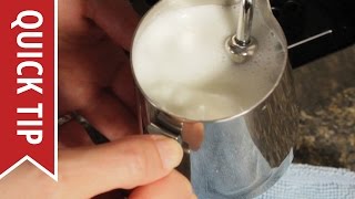 How to AutoFroth Milk for Lattes [upl. by Niasuh]