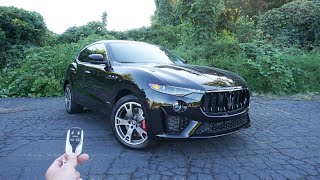 2020 Maserati Levante S Gransport Start up Exhaust Test Drive and Review [upl. by Abehsile]