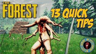 13 QUICK TIPS FOR THE FOREST  The Forest Tips amp Tricks [upl. by Nhaj]