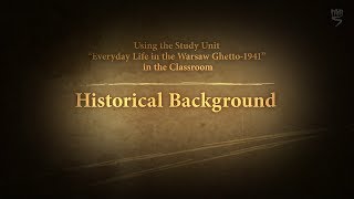 Everyday Life in the Warsaw Ghetto Part 27 Historical Background [upl. by Incrocci166]