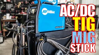 WELD ANYTHING  Miller Multimatic 220 Multiprocess Welder Review [upl. by Berny]