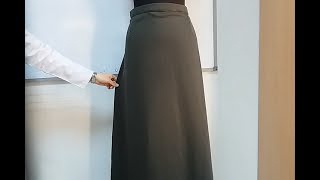 Kalıp Kullanmadan Pratik Çan Etek Nasıl Dikilir  Practical Bell Skirt How to Stand  Dikiş Hocam [upl. by Eustace]