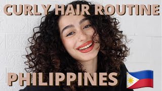 3A3B Curly Hair Routine  PHILIPPINES [upl. by Phia]