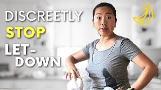 How to collect and DISCREETLY stop letdown  5 Top tips on handling breast milk letdown [upl. by Nishi741]