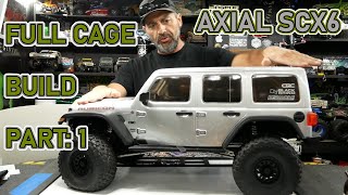 AXIAL 16 SCALE SCX6 FULL CAGE BUILD PART 1 [upl. by Ursas]