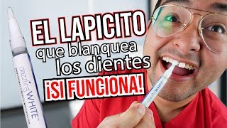 COMO BLANQUEAR los DIENTES en CASA con el LAPICITO MÁGICO 😎 [upl. by Matilde]