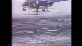 The moment Air Florida Flight 90 crashed into the Potomac River in Washington DC in 1982 [upl. by Solracnauj]