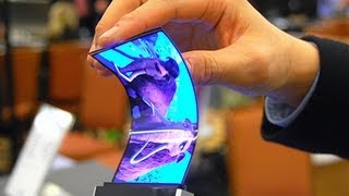 Samsung Amazing Flexible Display CES 2013 [upl. by Nyrak]