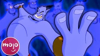 Top 10 Genie Moments in Aladdin [upl. by Wilmer]