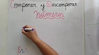 Componer y descomponer números [upl. by Attennod154]