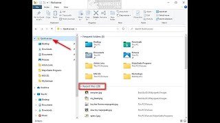 How to View Recent Files in Windows 10 [upl. by Alvie]