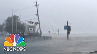 Myrtle Beach Faces Hurricane Florence After First Lives Are Lost  NBC News [upl. by Attenhoj]