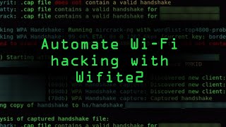 Automate WiFi Hacking with Wifite2 in Kali Linux Tutorial [upl. by Anadroj509]