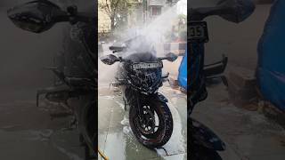 Suzuki Gixxer sf washing [upl. by Ronnica]