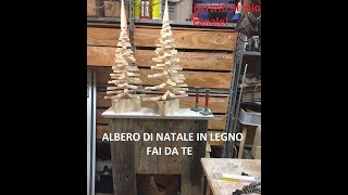 Albero di natale in legno fai da te homemade wood christmas tree [upl. by Rosenfeld]