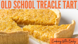 Treacle Tart Recipe  How To Make Treacle Tart Old School Pudding [upl. by Wampler]