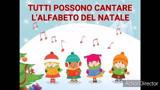 Lalfabeto del Natale   canzone con testo e immagini [upl. by Yoj]