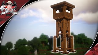 Minecraft WW1WW2 Watchtower Version 1  Fortification Tutorial [upl. by Amliw]