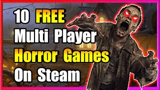 10 FREE Multiplayer Horror Games On Steam [upl. by Reisman]