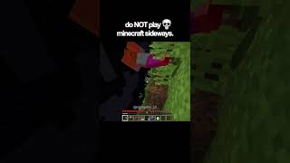 do NOT play minecraft sideways [upl. by Dupuy]