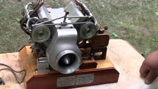 INCREDIBLE HOMEMADE V4 ENGINE from scratch [upl. by Acinorej]