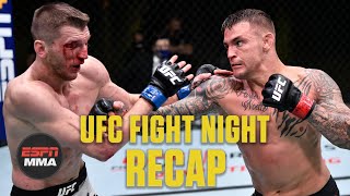 Dustin Poirier beats Dan Hooker in slugfest  UFC Fight Night Recap  ESPN MMA [upl. by Clayton]