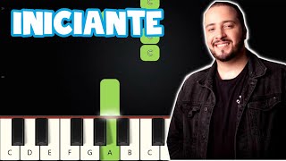 Ousado Amor  Isaias Saad  Piano e Teclado Iniciante  Nível Fácil [upl. by Telfer729]