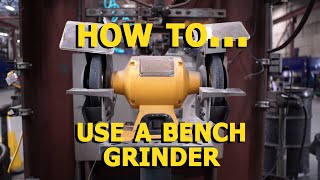 How to use a Bench Grinder [upl. by Peskoff]