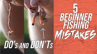 5 Beginner Fishing Mistakes [upl. by Favianus867]