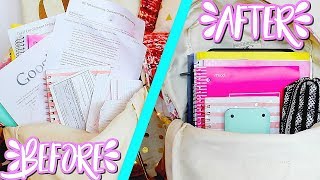 Backpack Organization Tips  Advice  How To Stay Organized Throughout the School Year [upl. by Lokkin506]