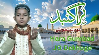 Hara Gumbad Jo Dekhoge Zamana Bhool Jaoge Naat  Heart Touching Naat [upl. by Sotnas]