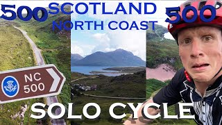 Cycling the Scottish North Coast 500 Solo  5 Nights Wild Camping [upl. by Meriel975]