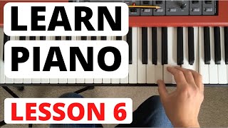 How To Play Piano for Beginners Lesson 6  A New Piece A New Scale And Rests [upl. by Jade]