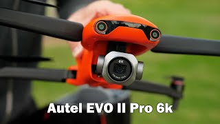 Autel EVO II Pro 6K Review  Flight Footage [upl. by Barvick]